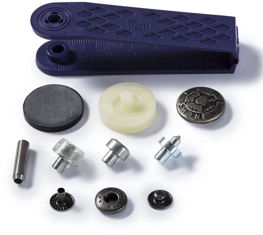 Prym Anorak Fusion Drukknopen 20mm Oudzilver - 6 Stuks