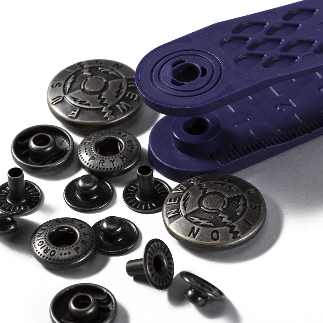 Prym Anorak Fusion Drukknopen 20mm Oudzilver - 6 Stuks