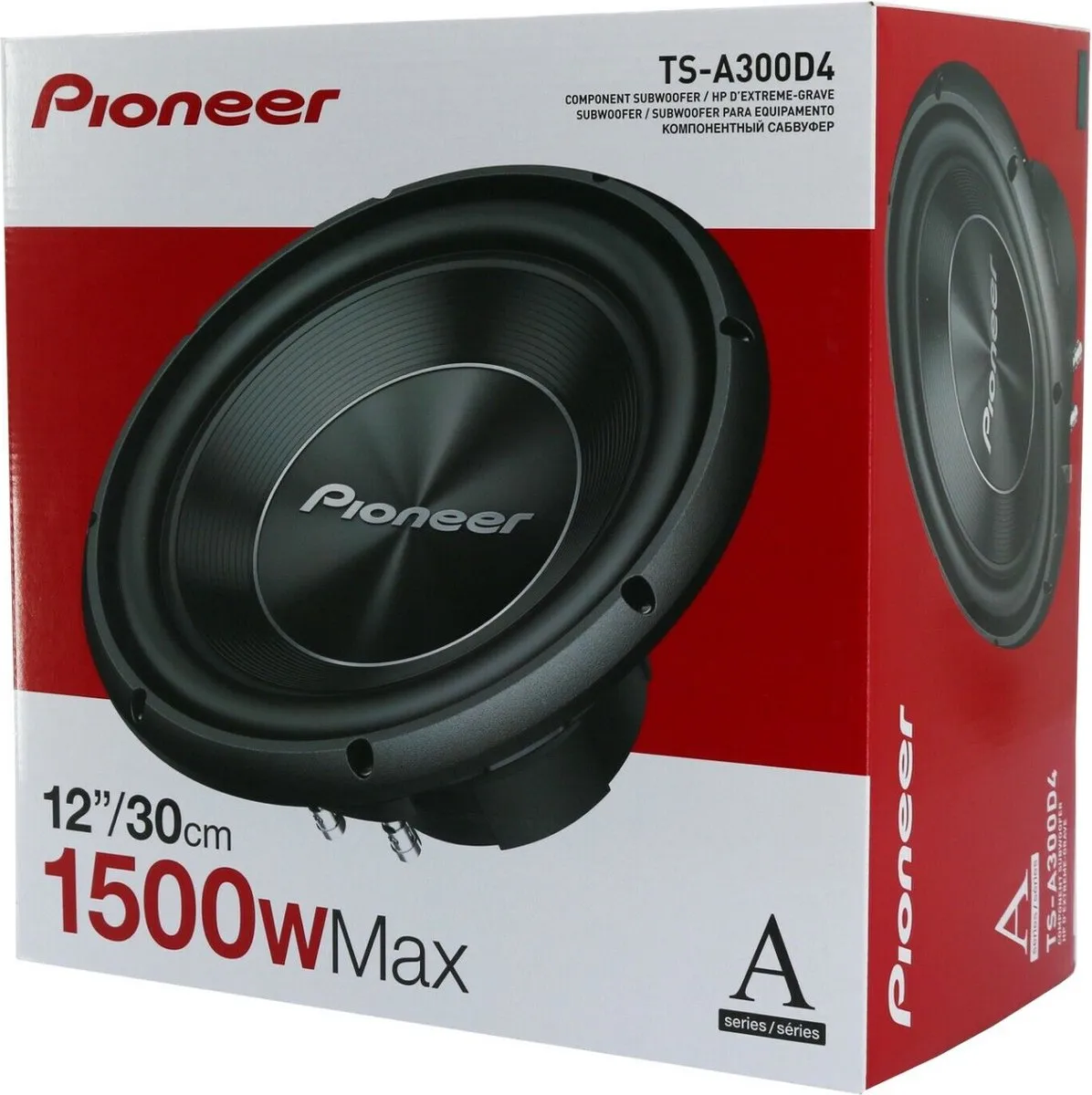 Pioneer TS-A300D4 Subwoofer 1500W - 12" - Zwart - afbeelding 6 van 6