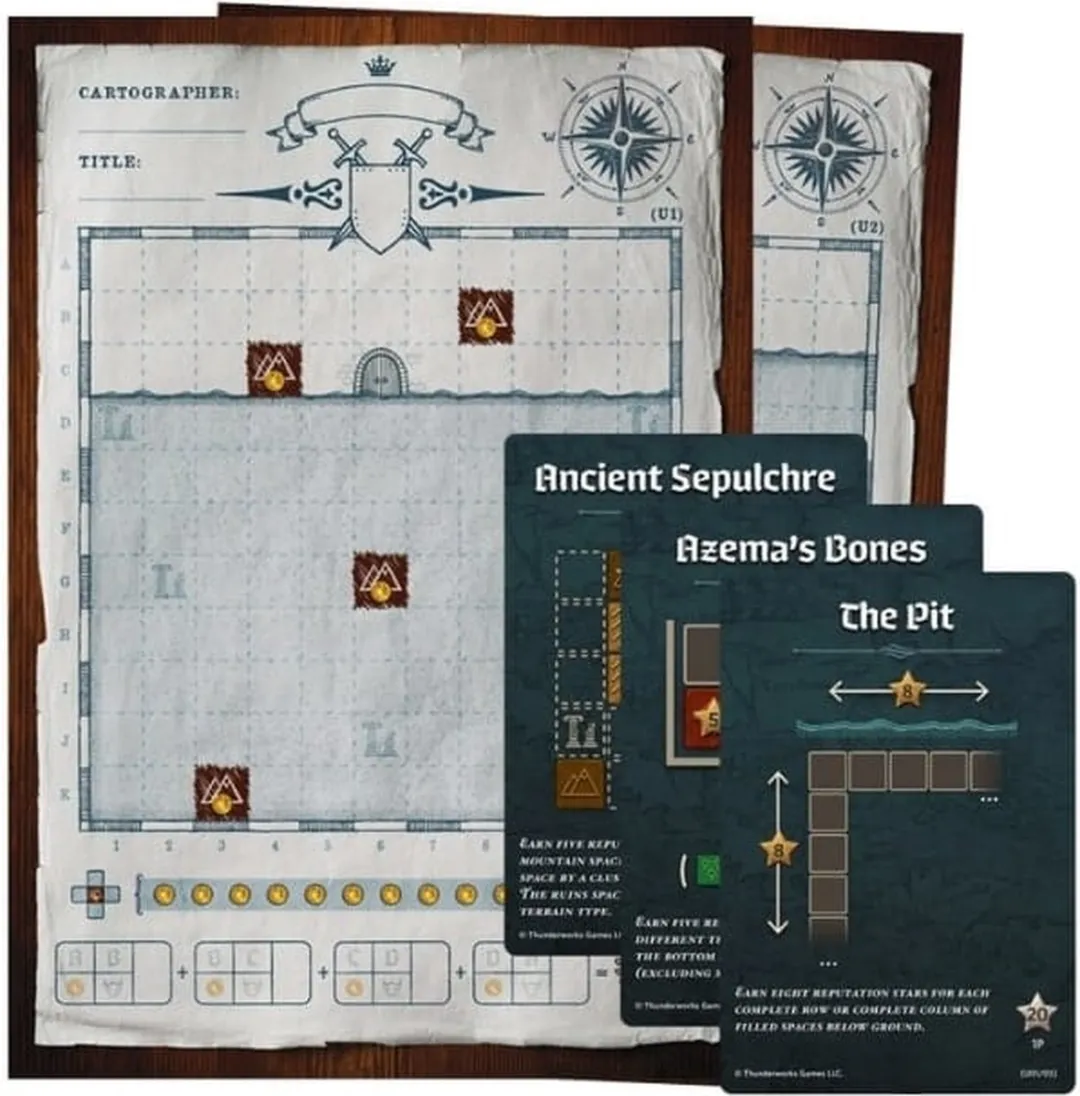 Cartographers Map Pack 3: Undercity – Depths of Sabek