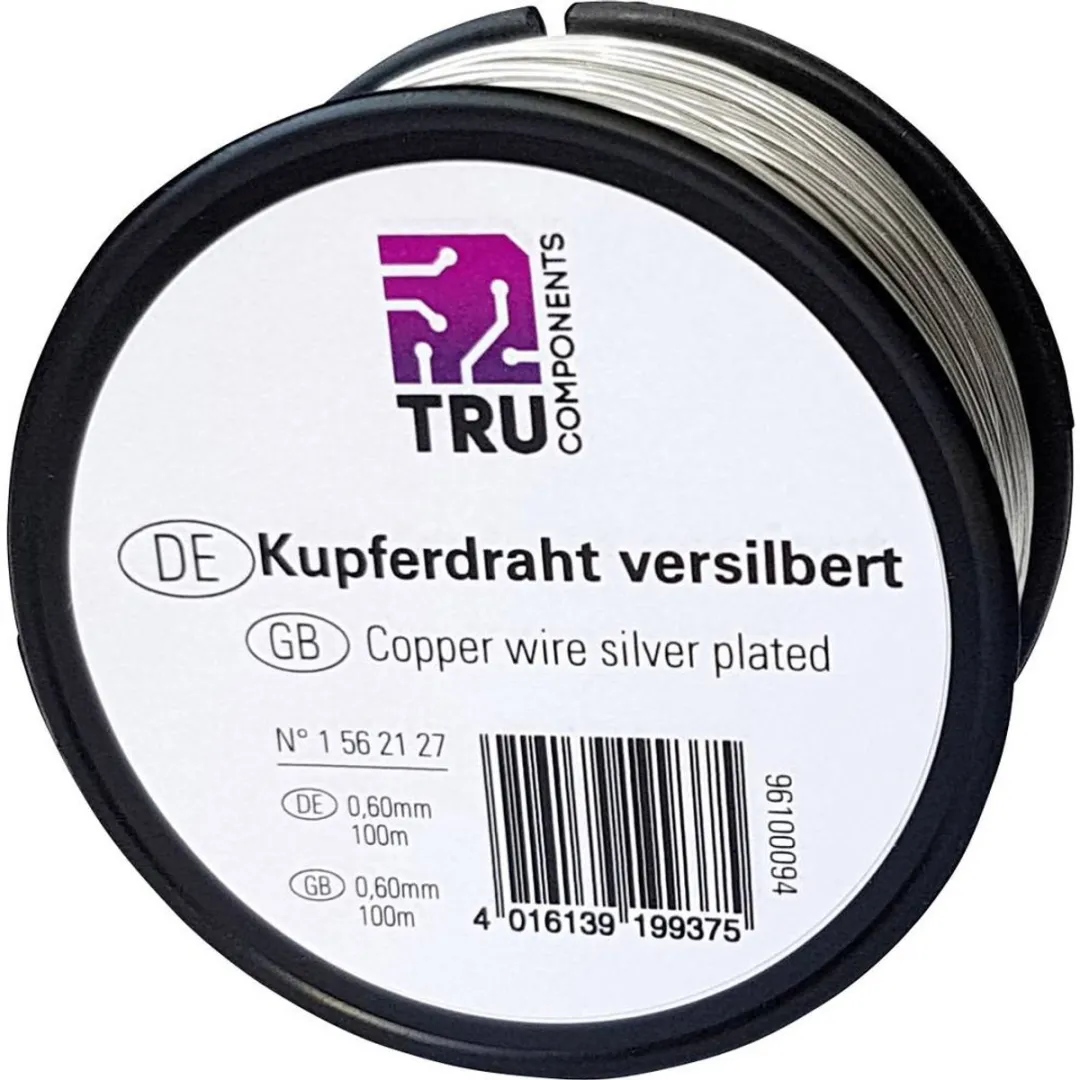 Tru Components Koperdraad 0.60mm - 100m