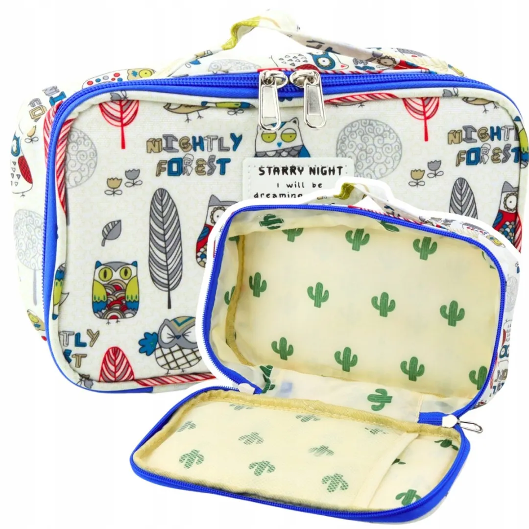 Lean Toys Pennenhouder Uilmotief Wit 21,5cm