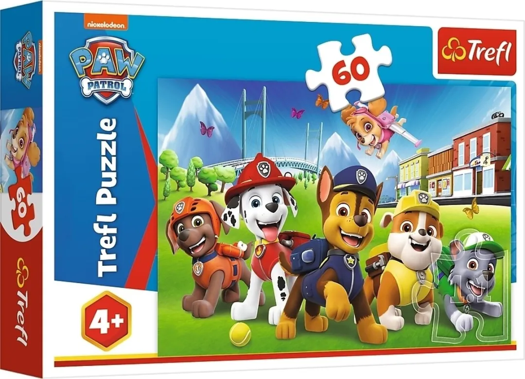 Trefl Paw Patrol Puzzel 60 Stuks - Team Paw Patrol