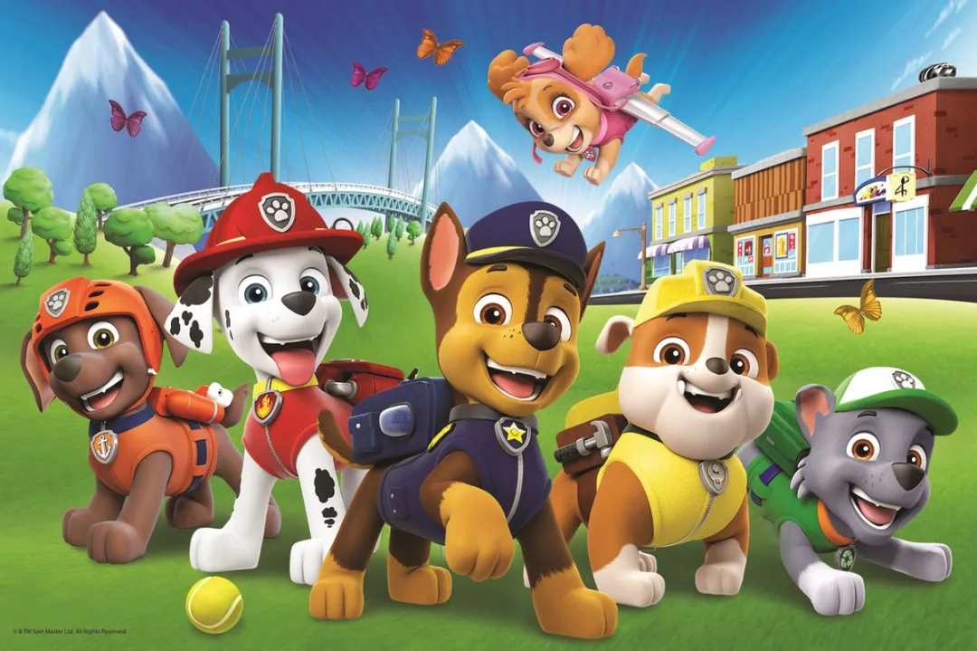 Trefl Paw Patrol Puzzel 60 Stuks - Team Paw Patrol