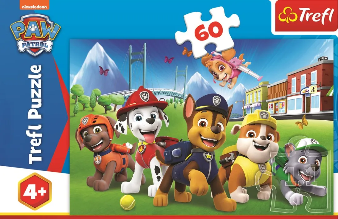 Trefl Paw Patrol Puzzel 60 Stuks - Team Paw Patrol