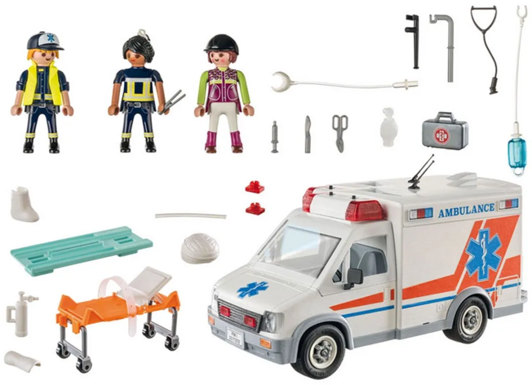 Playmobil Action Heroes Promo Ambulance 71232 - Multicolor