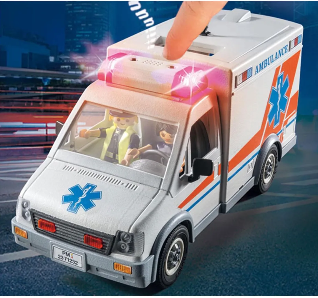 Playmobil Action Heroes Promo Ambulance 71232 - Multicolor