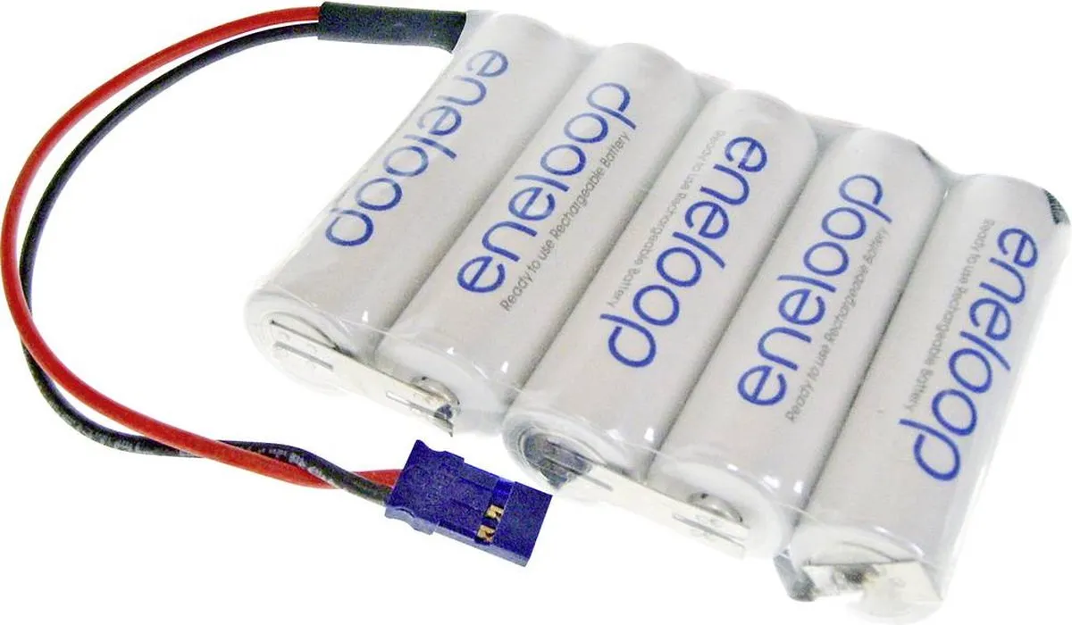 Panasonic Eneloop F1x5 Graupner Accupack 5x AA NiMH 6V
