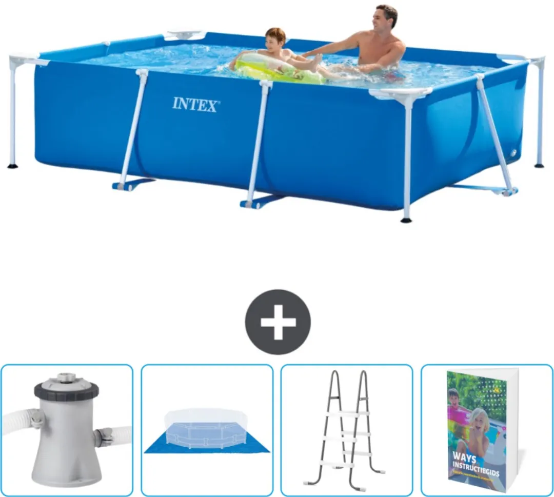 Intex Rechthoekig Frame Zwembad 260x160cm