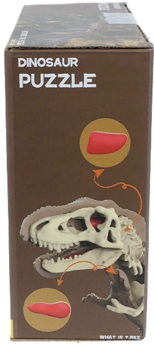 PIA Soft Toys Dino 3D Anatomie T-rex - Bruin