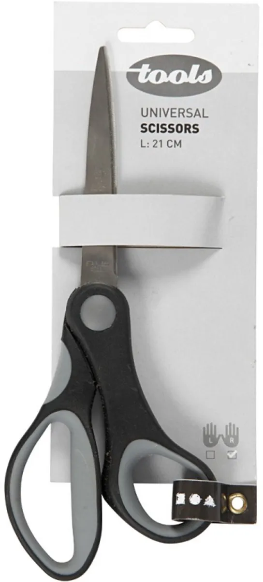 Creativ Company Universele Schaar 21cm - Zwart
