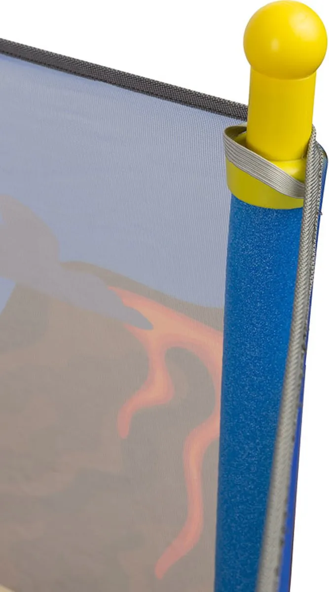 Mini Trampoline Met Veiligheidsnet - Dino Thema - Trampolines Voor Kinderen - Peuter Buitenspeelgoed - Kindertrampoline - Ø 100 CM