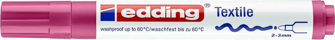 edding 4500 Textielmarker Karmijnrood