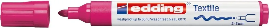 edding 4500 Textielmarker Karmijnrood