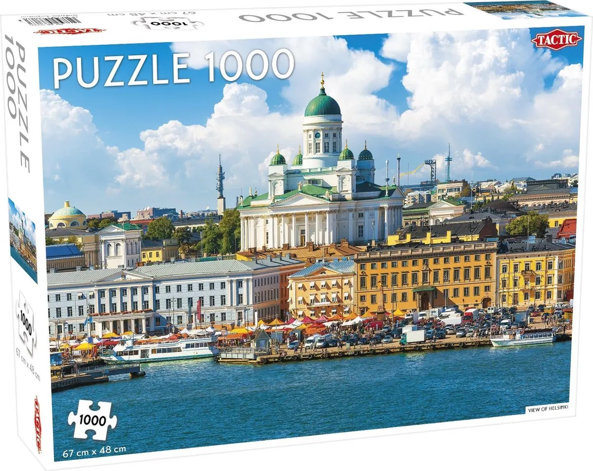 Tactic Puzzel Around the World Helsinki 1000 Stuks