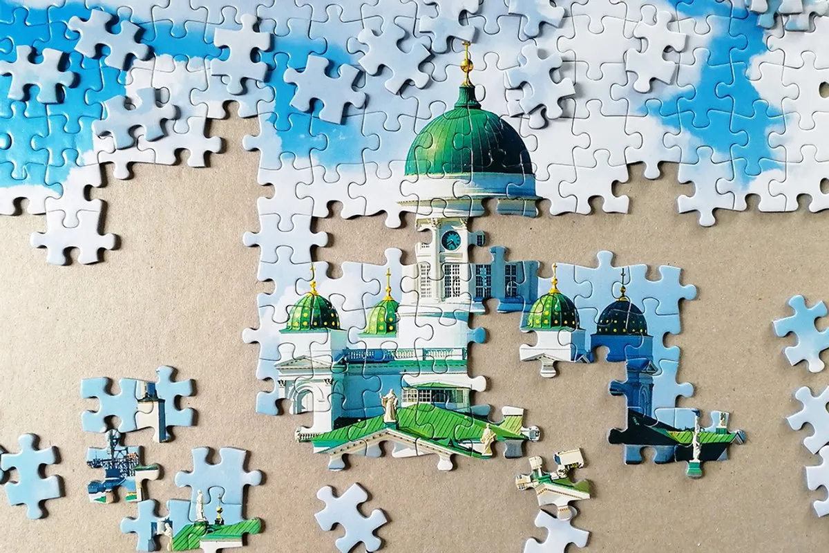 Tactic Puzzel Around the World Helsinki 1000 Stuks - Multicolor