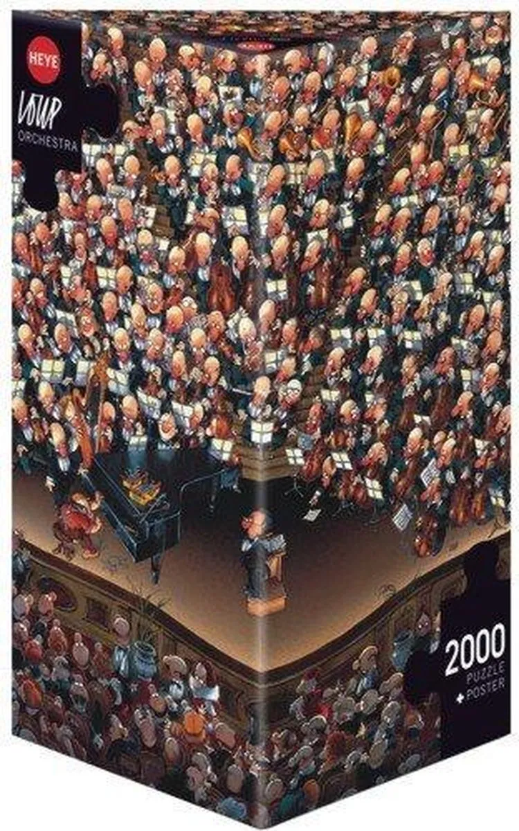 Heye Orchestra Loup Legpuzzel 2000 Stuks - Multicolor