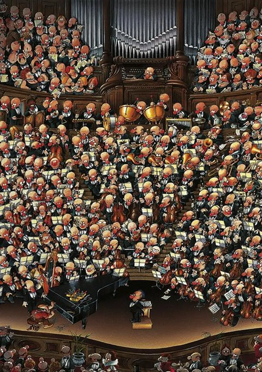 Heye Orchestra Loup Legpuzzel 2000 Stuks - Multicolor