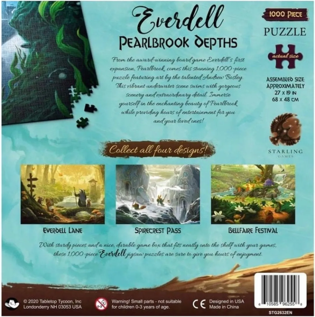White Goblin Games Everdell Pearlbrook Depths Puzzel 1000 Stuks