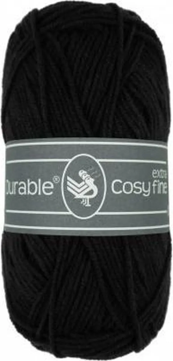 Durable Cosy Extra Fine Zwart