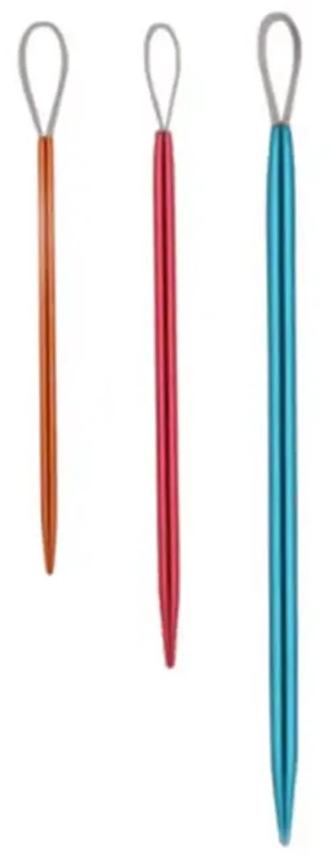 KnitPro Wolnaalden - Aluminium set van 3 stuks voor brei- en haakpakketten