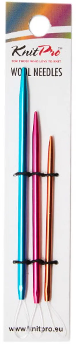 KnitPro Wolnaalden - Aluminium set van 3 stuks voor brei- en haakpakketten