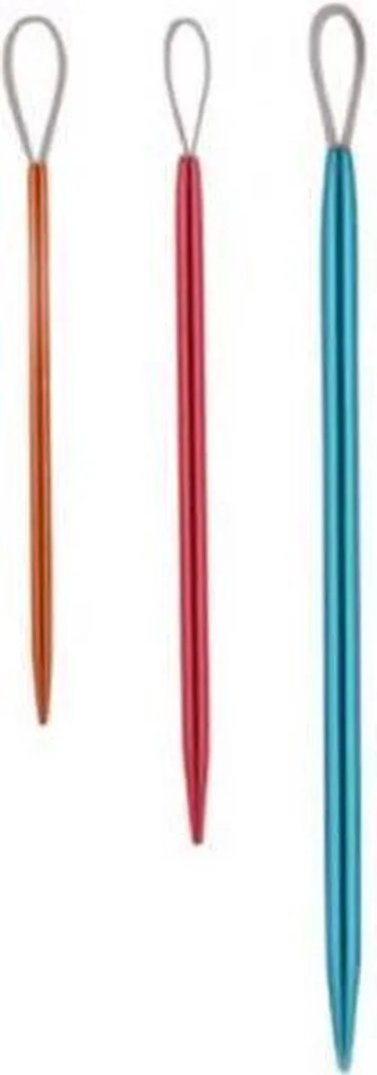 KnitPro Wolnaalden - Aluminium set van 3 stuks voor brei- en haakpakketten