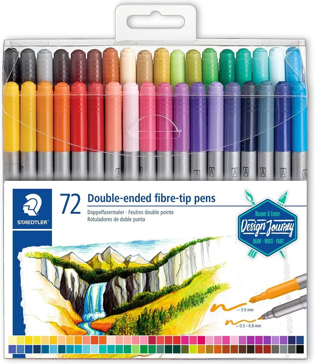 STAEDTLER Design Journey Kleurstiftset 72 Stuks