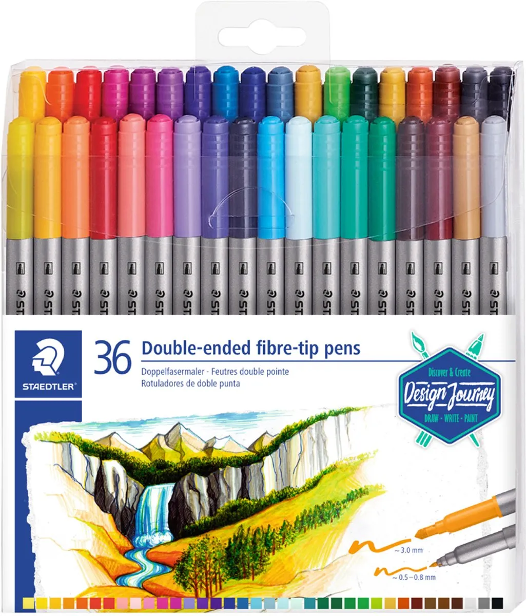 STAEDTLER Design Journey Kleurstiftset 72 Stuks - Meerkleurig