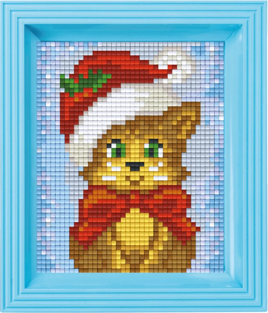 Pixelhobby Kerst Kitten 31422 Pixelkunstset