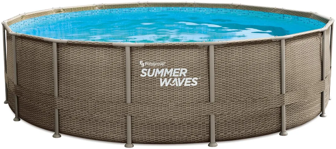 Summer Waves - Elite Frame zwembad - 488 x 122 cm - donker drievoudig mandweefsel