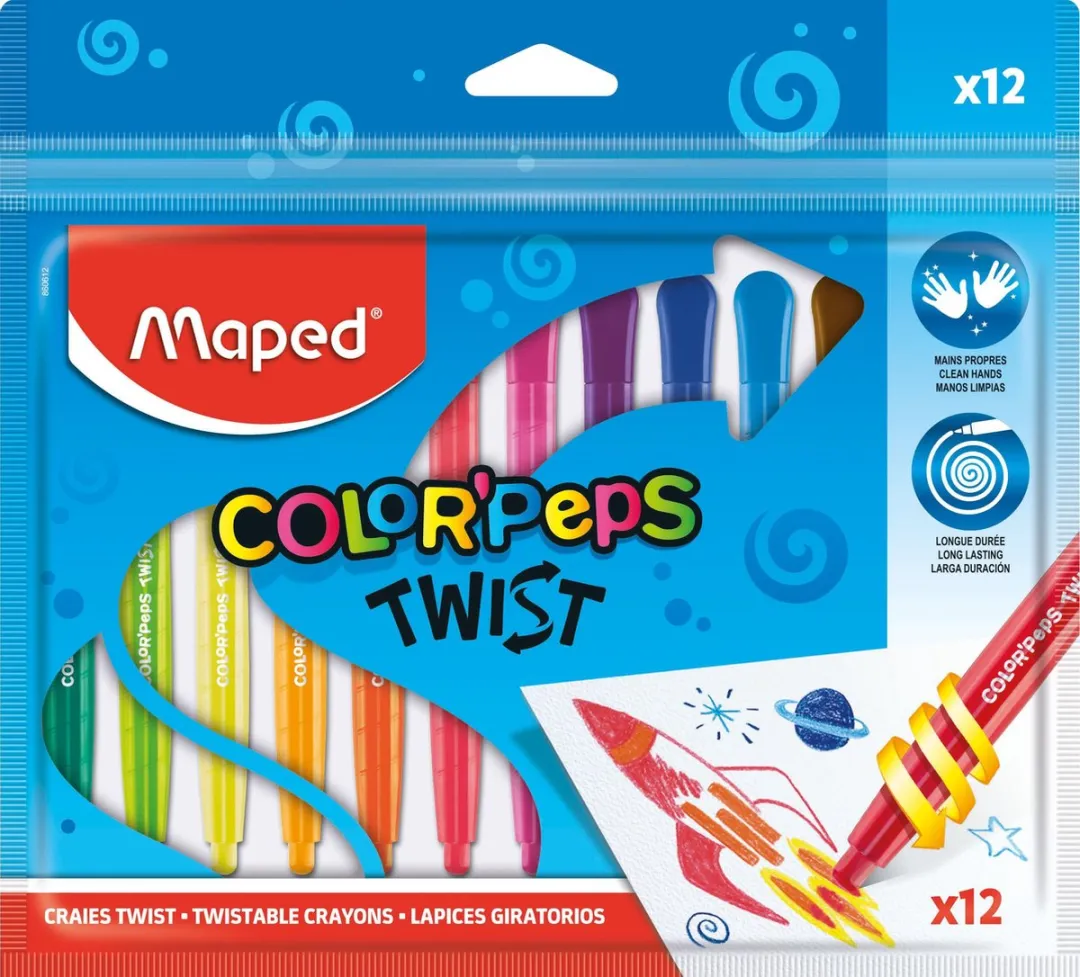 Maped Color'Peps Twist Kleurkrijt