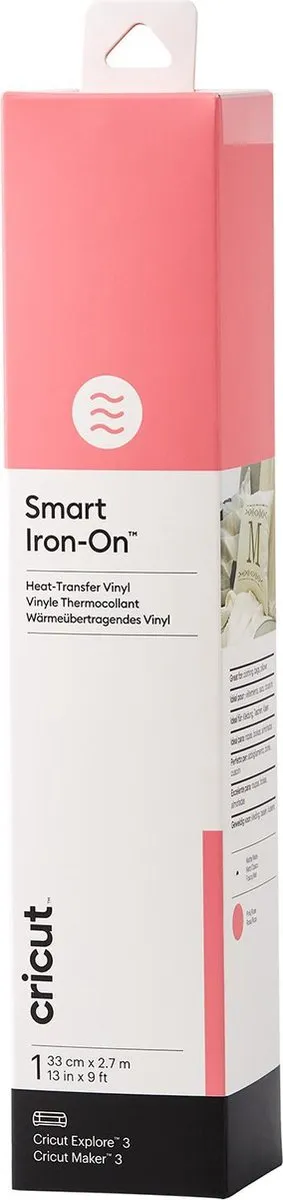 Cricut Smart Iron-On 33x273cm Roze