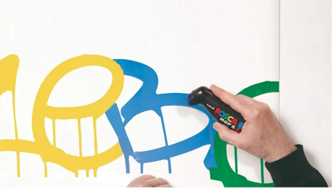 Posca Uni Posca Verfmarker XXL Mop'R - Donker Groen