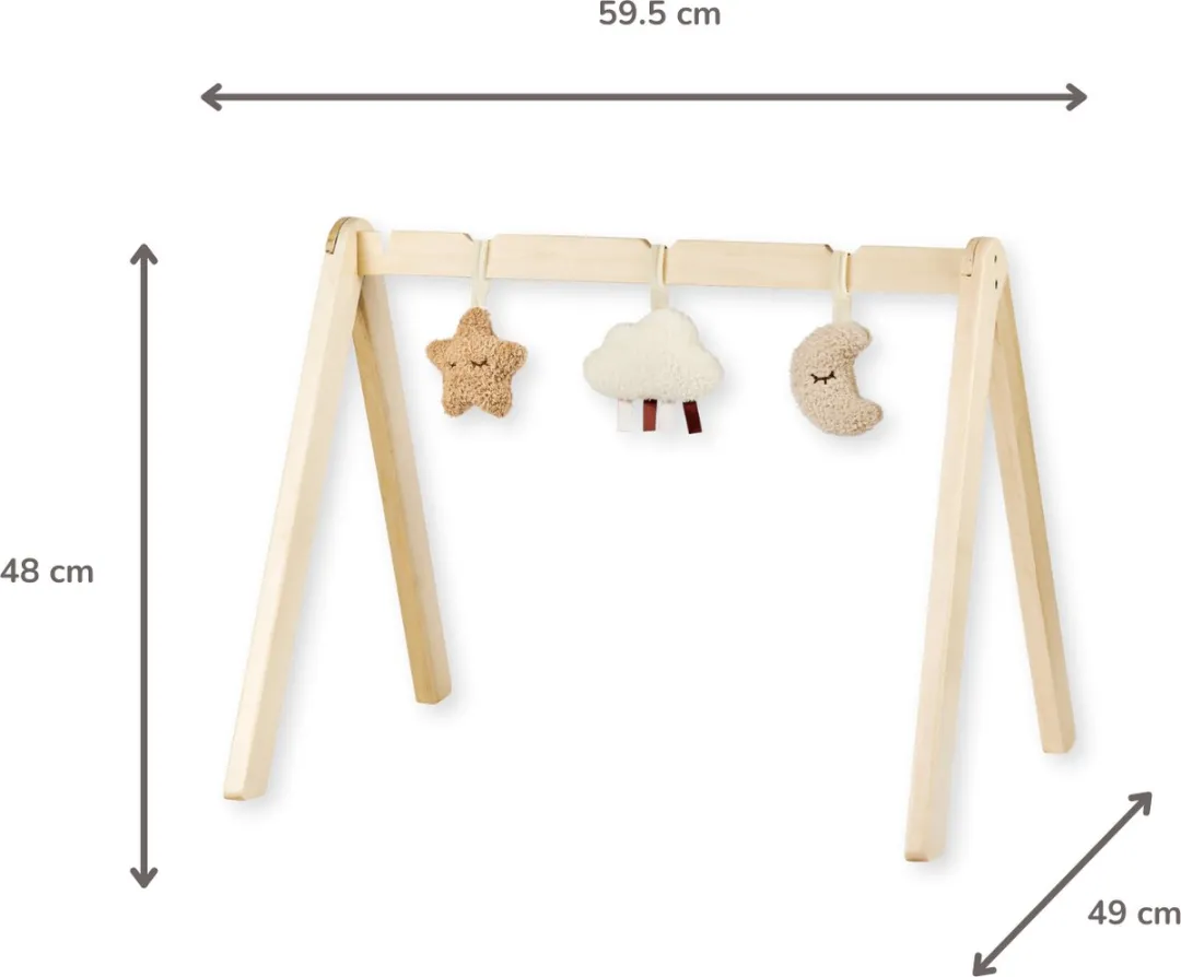 Nattou Teddy Houten Speelboog Baby 60x48cm - Beige
