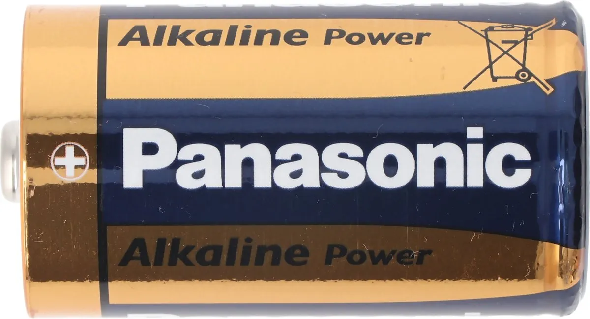 Panasonic PBALR020B2 Alkaline Batterij Type D - 2 Stuks