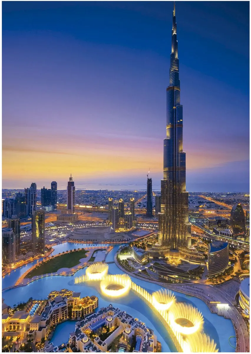 Educa Burj Khalifa Puzzel 1000 Stuks - Multicolor