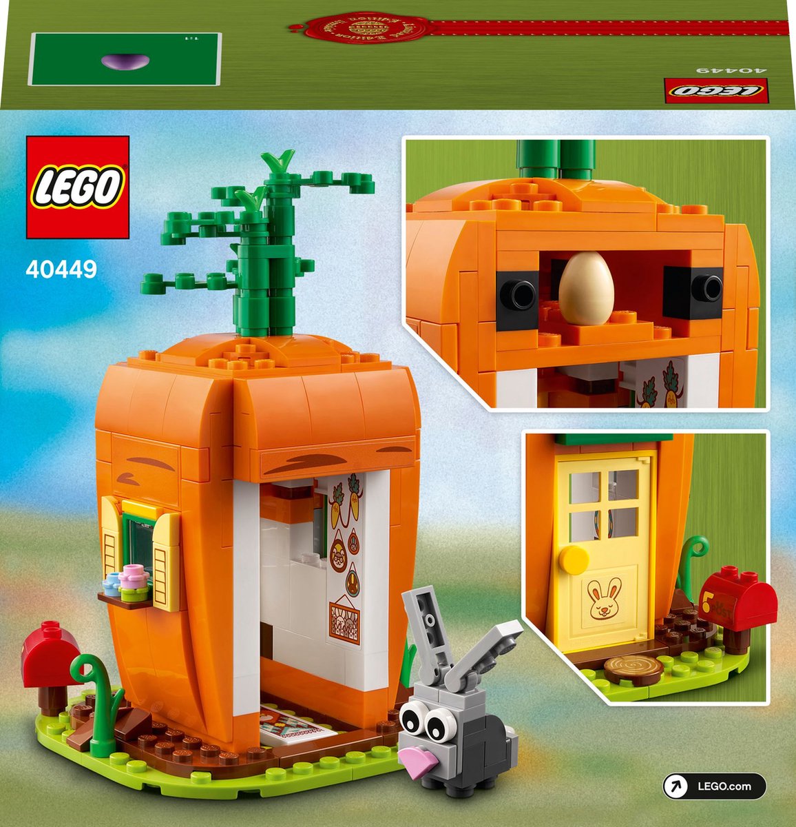 Lego 40449 Het wortelhuis van de paashaas