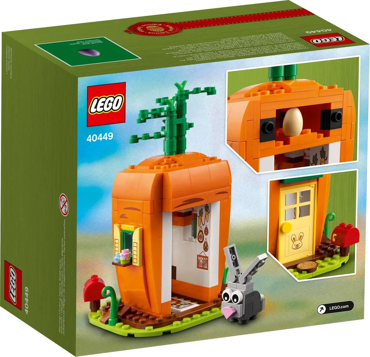 LEGO 40449 Het Wortelhuis van de Paashaas - 232 Stukken - afbeelding 6 van 6