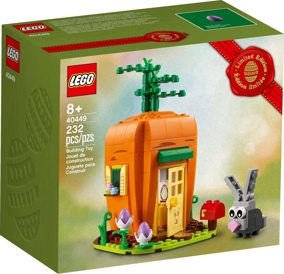 LEGO 40449 Het Wortelhuis van de Paashaas - 232 Stukken