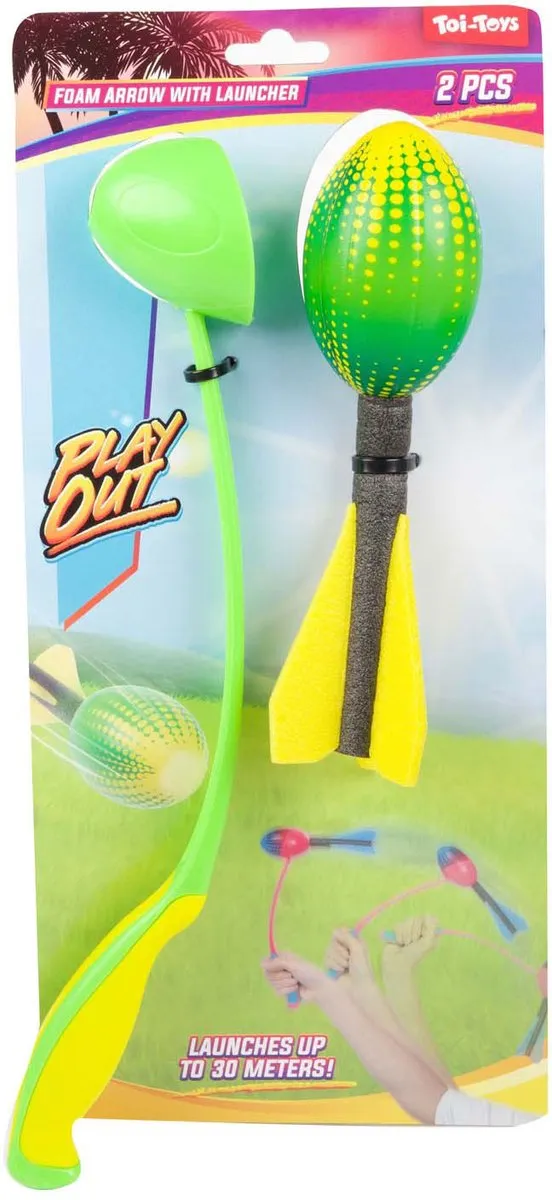 Toi-Toys Play Out Mini Foampijl Vortex - Multicolor