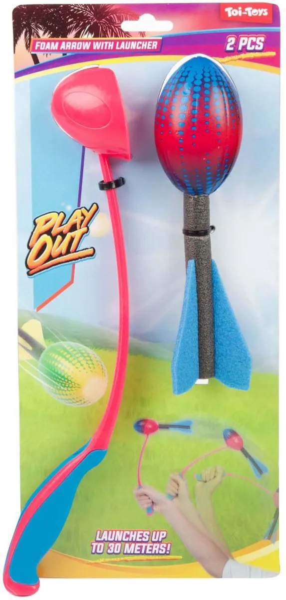 Toi-Toys Play Out Mini Foampijl Vortex - Multicolor