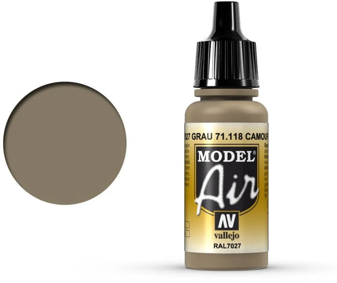 Vallejo Model Air Camouflage Grey Acrylverf 17ml