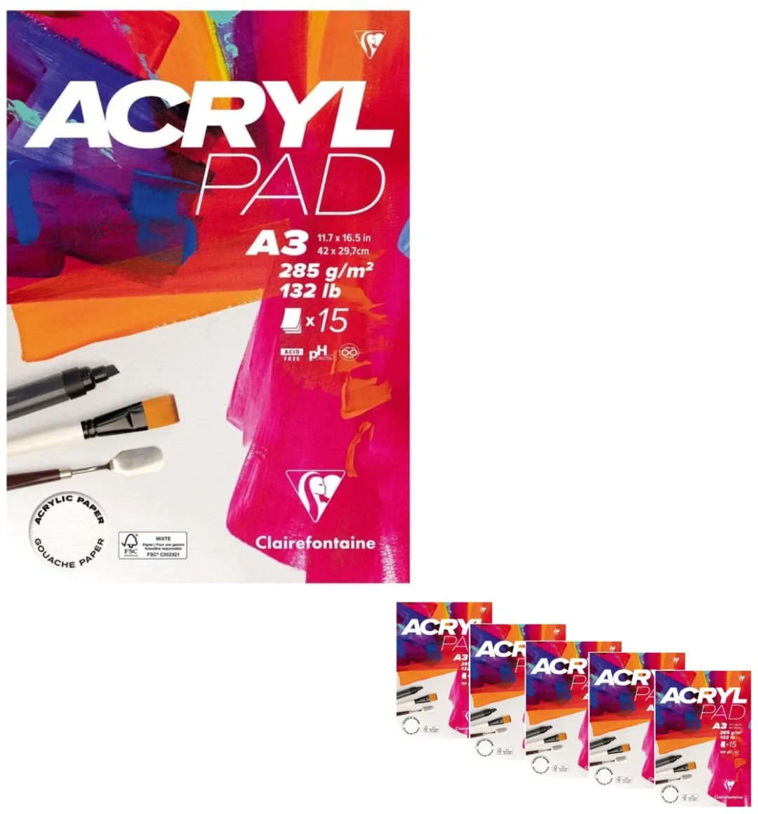 Clairefontaine Acrylpapier A3 285g