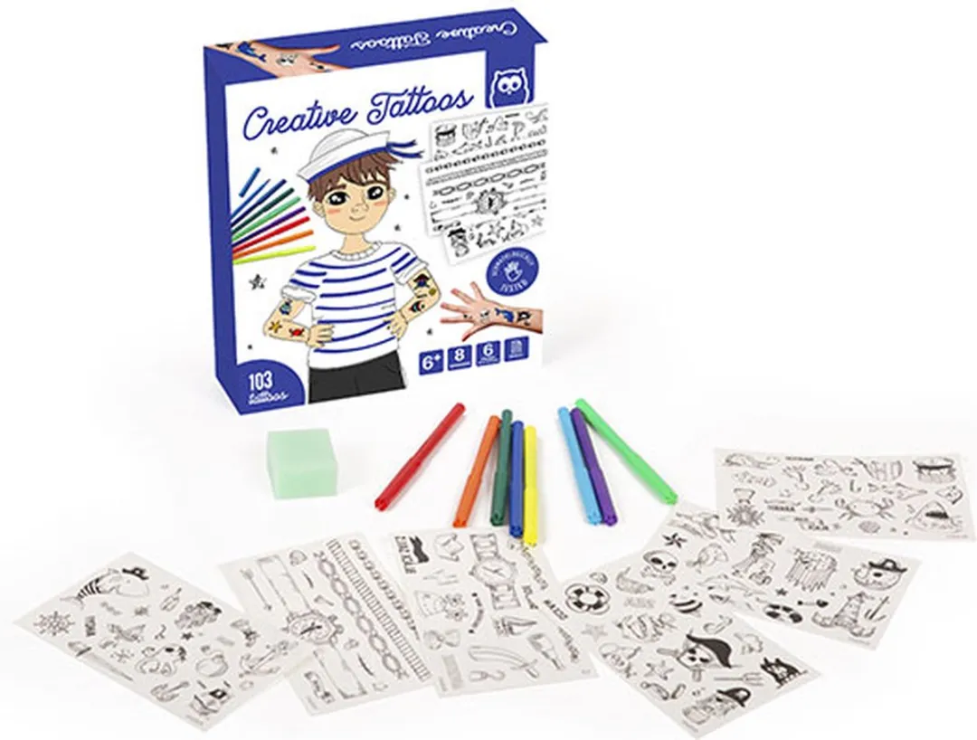 Eurekakids Creative Tattoos Piraten