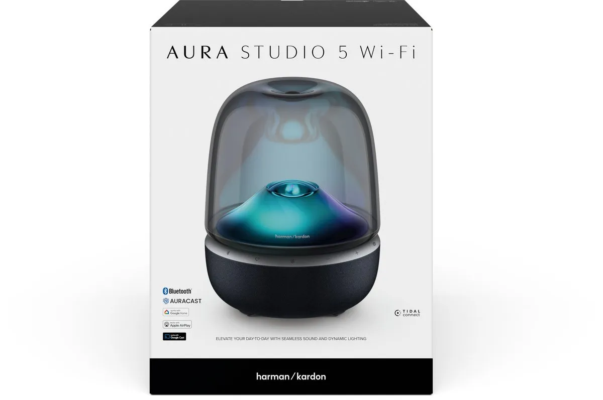 Harman Kardon Aura Studio 5 Wi-Fi - Zwart - afbeelding 6 van 6