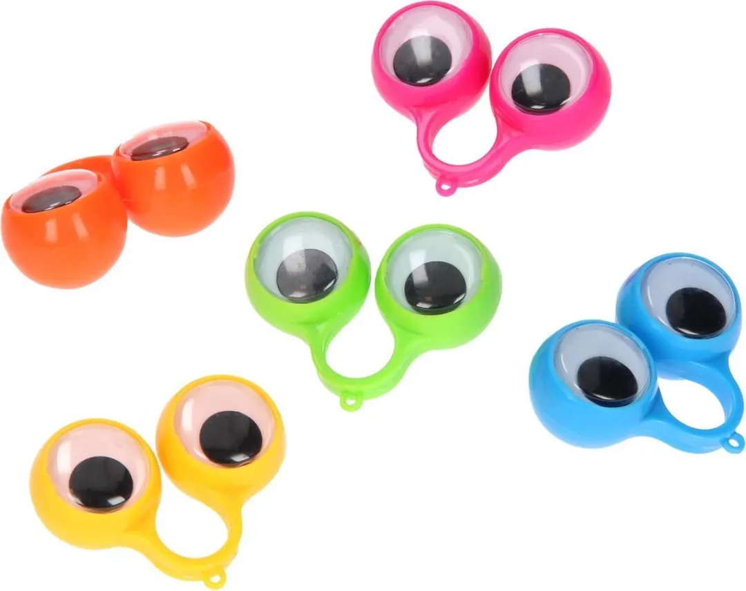 Toi-Toys Ogen Vingerring Groot - Multi