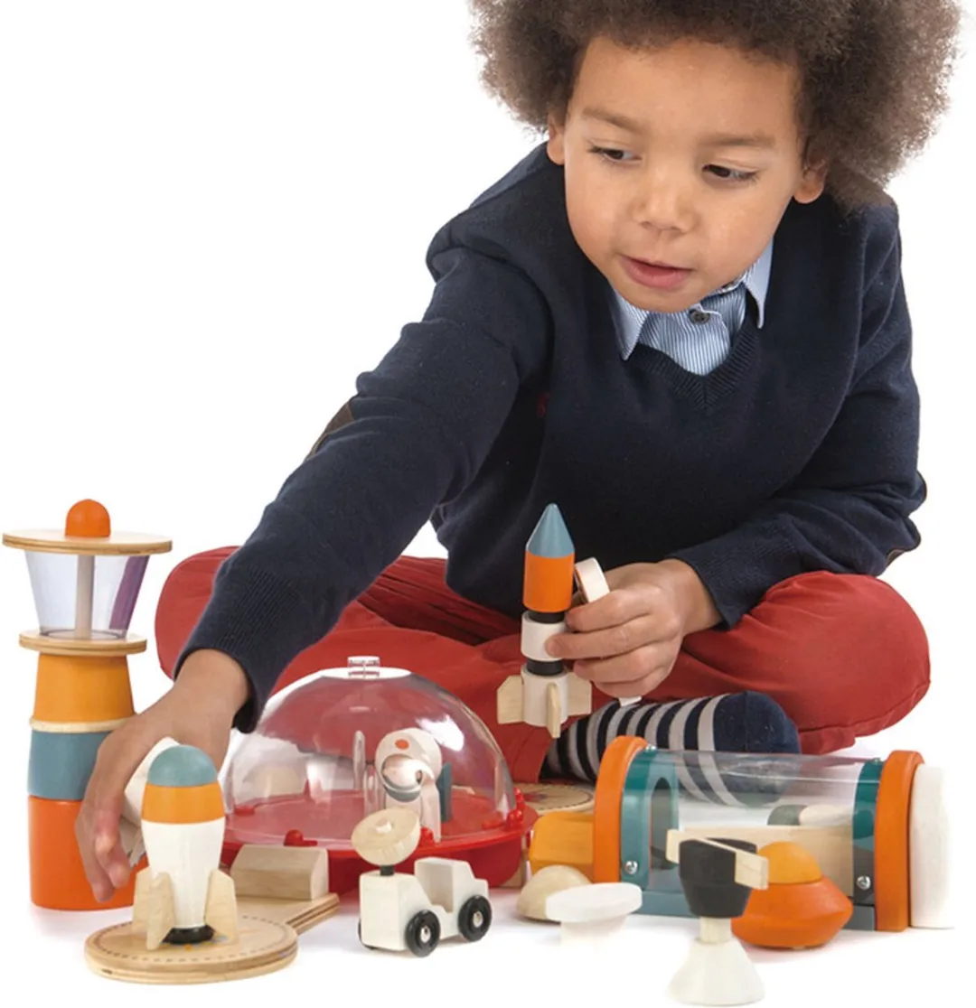 Tender Toys Ruimtestation Speelset Mars Junior 16-delig - Multicolor