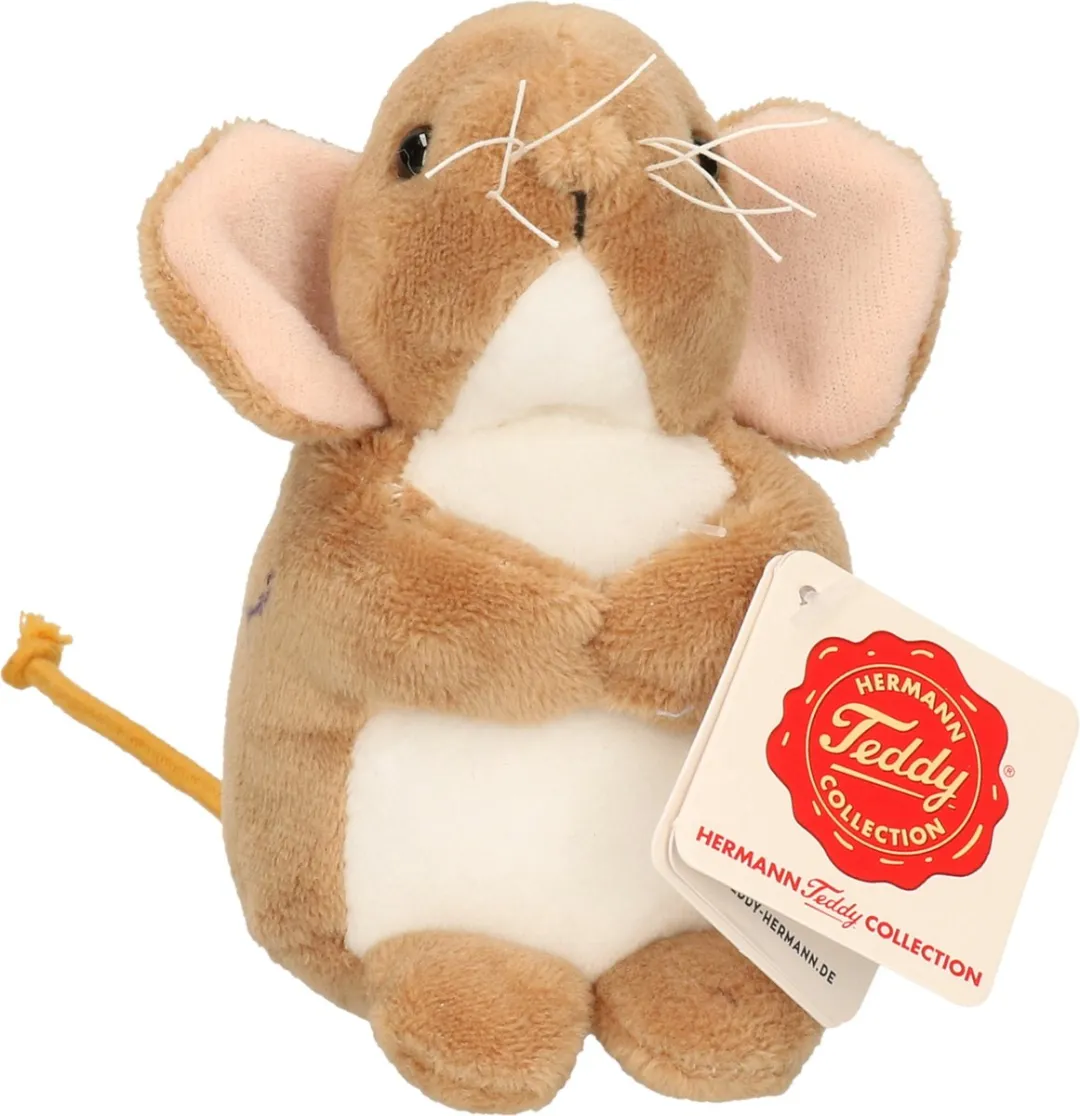Teddy Hermann Knuffeldier Muis Bruin 11cm