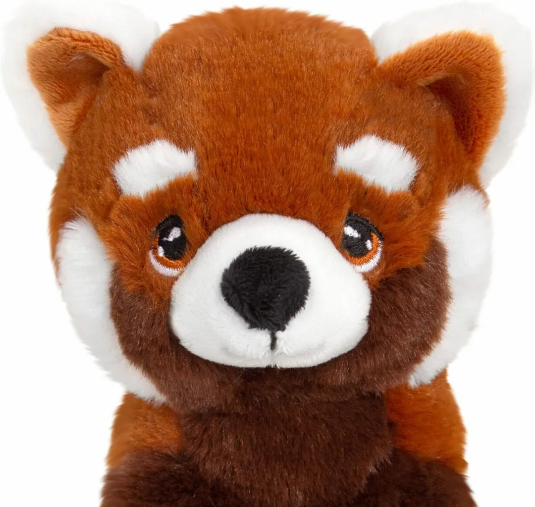 Keel Toys Pluche Rode Panda Knuffel - 18cm - Rood